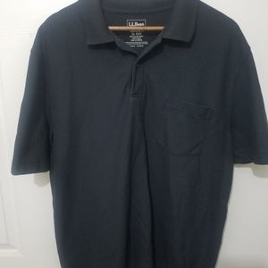 LL Bean Premium Polo Hemmed Short Sleeve Pocket XL